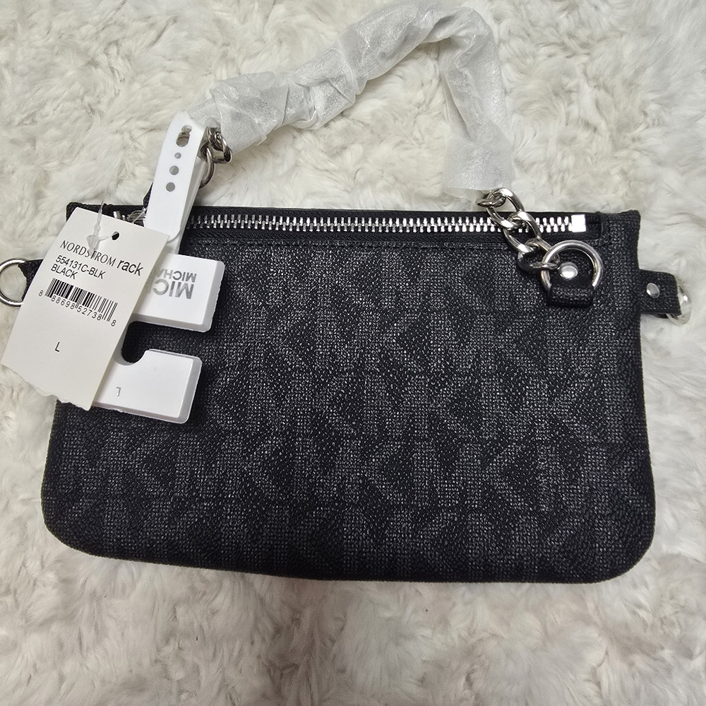 Michael Kors Black Wristlet